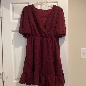 Never worn in original bag! Cranberry Shein dress